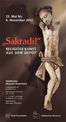 Ausstellungsplakat "Sakradi!" 23. Mai - 04.November 2012
